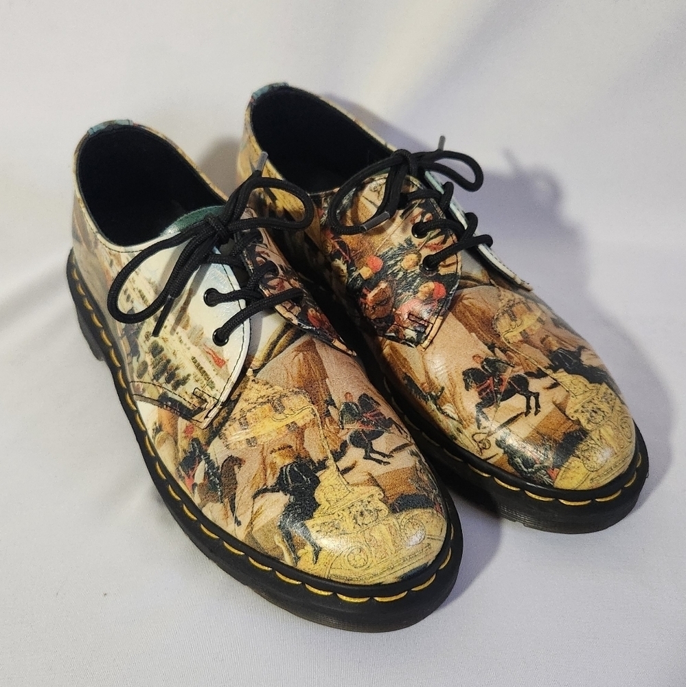 Dr. Martens 1460 Di Antonio Rare Renaissance Art Collection - Picture 3 of 11